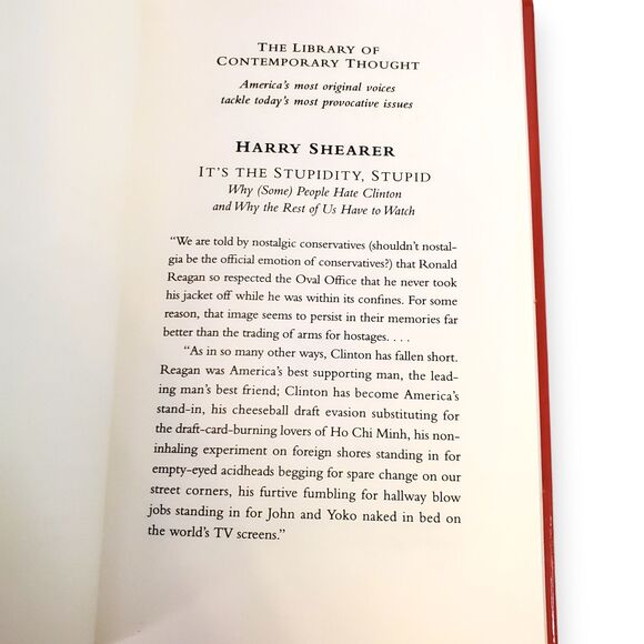 1999 It's The Stupidity, Stupid Harry Shearer 1st Edition Hardcover Politics - Picture 4 of 12